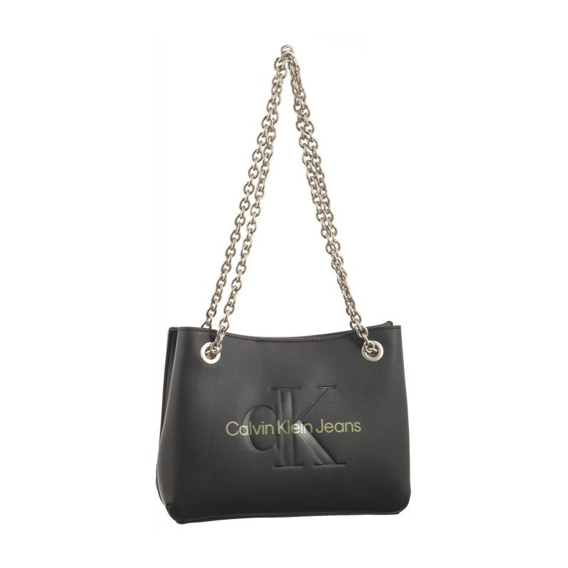 Calvin Klein Sculpted Shoulder Bag24 Mono Black/Dark Juniper K60K607831 0GX (CK424-b) handbag