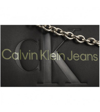 Calvin Klein Sculpted Shoulder Bag24 Mono Black/Dark Juniper K60K607831 0GX (CK424-b) handbag