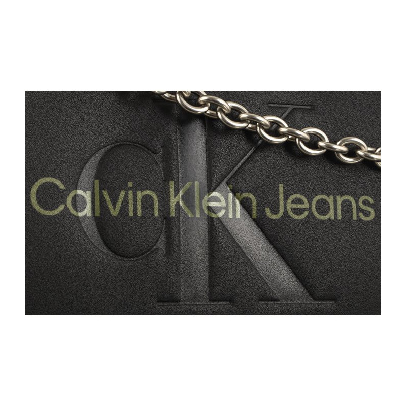 Calvin Klein Sculpted Shoulder Bag24 Mono Black/Dark Juniper K60K607831 0GX (CK424-b) handbag