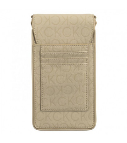 Calvin Klein CK Daily Phone Xbody Epi Mono Stoney Beige/Epi Mono K60K611708 PEA (CK460-a) handbag