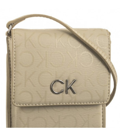 Calvin Klein CK Daily Phone Xbody Epi Mono Stoney Beige/Epi Mono K60K611708 PEA (CK460-a) handbag