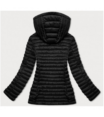 QUILTED HOODED JACKET RED (7218) striukė