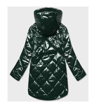 QUILTED HOODED JACKET RED (7218BIG) striukė