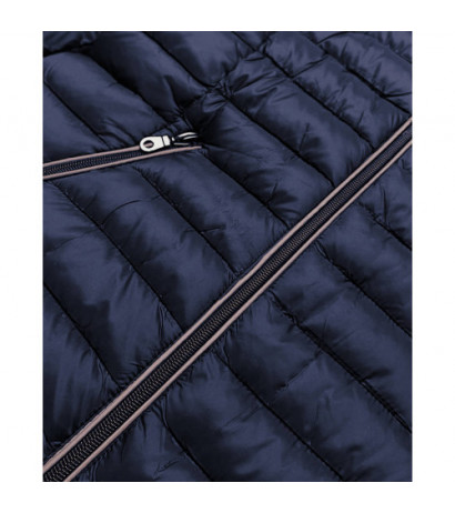 HOODED QUILTED JACKET BLACK (7153) striukė