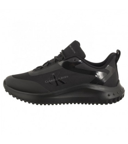 Calvin Klein Eva Runner Low Lace Ml Mix Triple Black YM0YM00968 01H (CK465-a) sports shoes