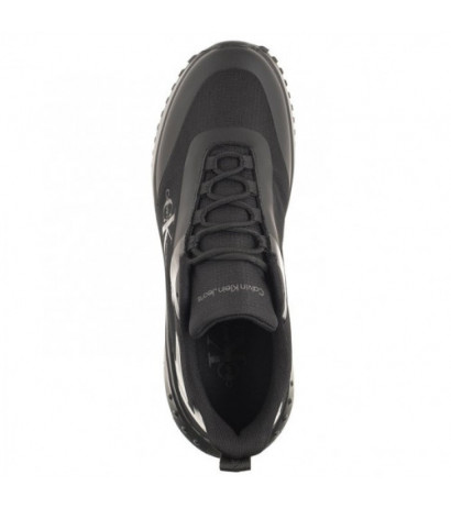 Calvin Klein Eva Runner Low Lace Ml Mix Triple Black YM0YM00968 01H (CK465-a) sports shoes