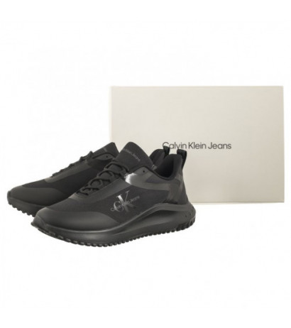 Calvin Klein Eva Runner Low Lace Ml Mix Triple Black YM0YM00968 01H (CK465-a) sports shoes