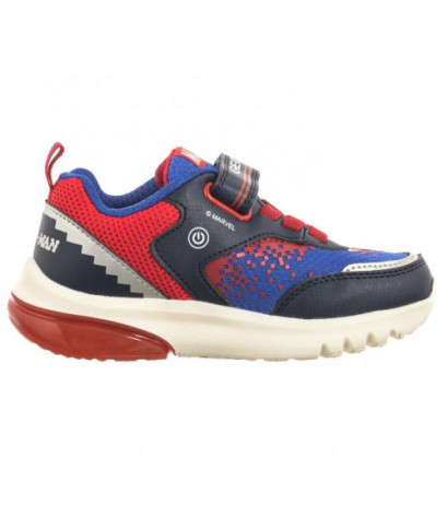 Geox J Ciberdron F - Mesh+Print. Marvel Spiderman Lights Navy/Red J45LBF 014CE C0735 (GE151-a) sports shoes