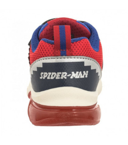 Geox J Ciberdron F - Mesh+Print. Marvel Spiderman Lights Navy/Red J45LBF 014CE C0735 (GE151-a) sports shoes