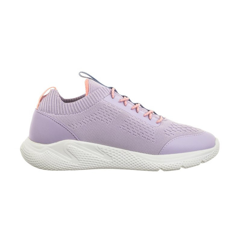 Geox J Sprintye G.B - Knitt.Text. Lilac/Lt Coral J25FWB 0006K C8R7Q (GE155-a) sports shoes