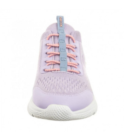 Geox J Sprintye G.B - Knitt.Text. Lilac/Lt Coral J25FWB 0006K C8R7Q (GE155-a) sports shoes