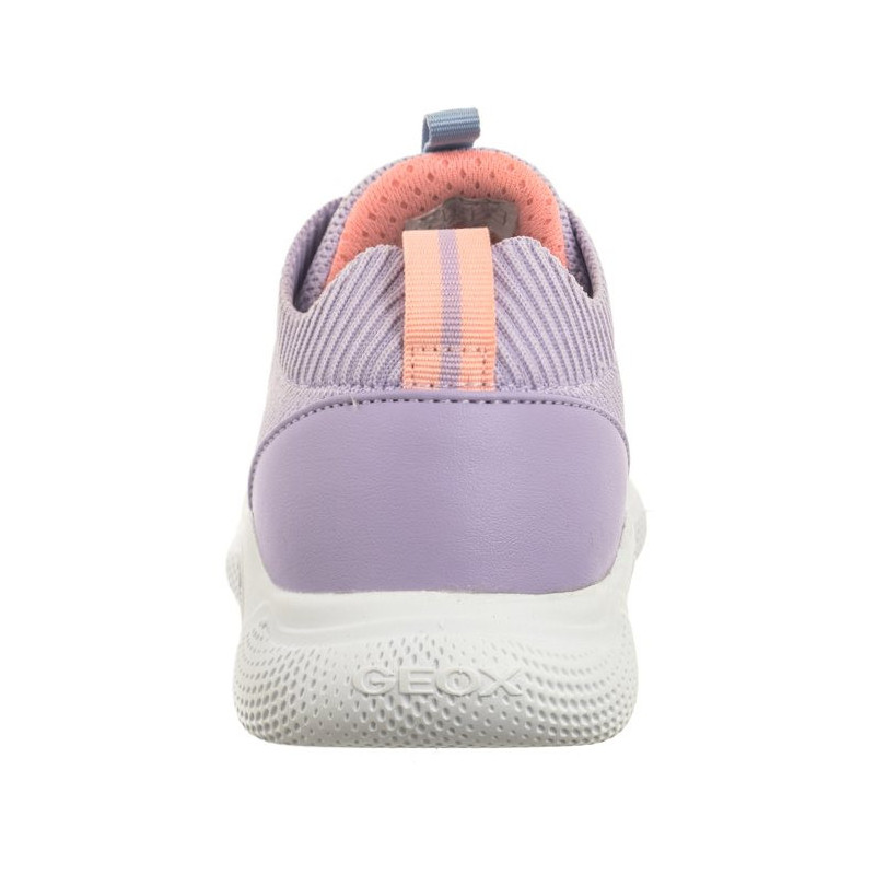 Geox J Sprintye G.B - Knitt.Text. Lilac/Lt Coral J25FWB 0006K C8R7Q (GE155-a) sports shoes