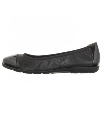 Caprice Czarne 9-22152-42 019 Black Comb (CP395-b) ballerinas