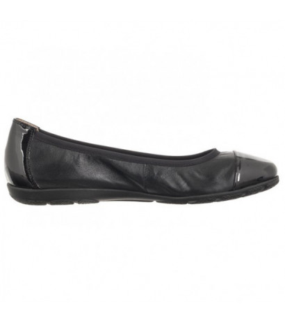 Caprice Czarne 9-22152-42 019 Black Comb (CP395-b) ballerinas