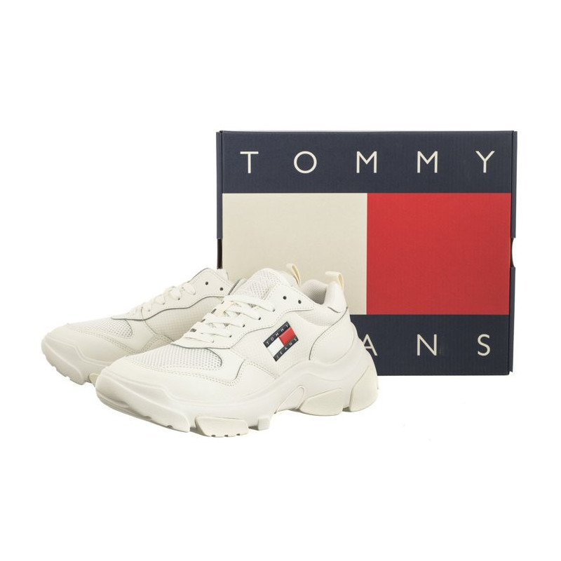 Tommy Hilfiger Tjw Lightweight Hybrid Runner Ecru EN0EN02566 YBL (TH1035-a) sports Shoes