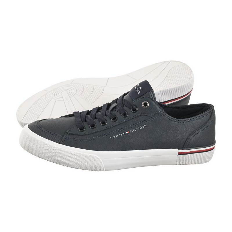 Tommy Hilfiger Corporate Vulc Leather Desert Sky FM0FM04953 DW5 (TH1029-a) sport shoes