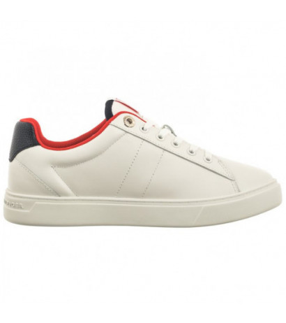 Tommy Hilfiger Essential Elevated Court Sneaker Ecru FW0FW07685 YBL (TH1026-a) sports Shoes