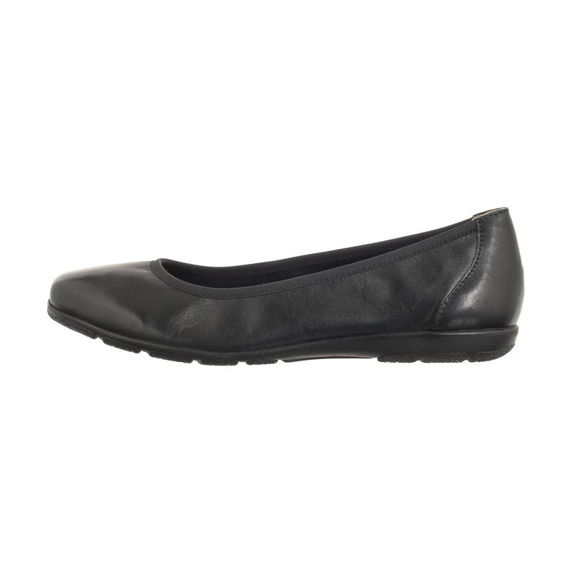 Caprice Czarne 9-22150-42 022 Black Nappa (CP398-a) ballerinas