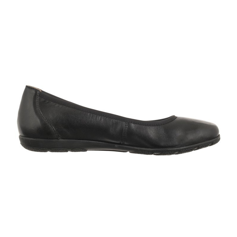 Caprice Czarne 9-22150-42 022 Black Nappa (CP398-a) ballerinas