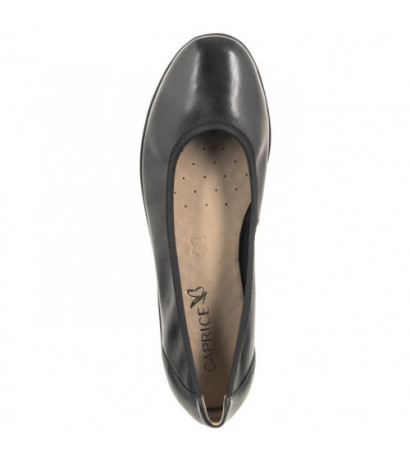 Caprice Czarne 9-22150-42 022 Black Nappa (CP398-a) ballerinas