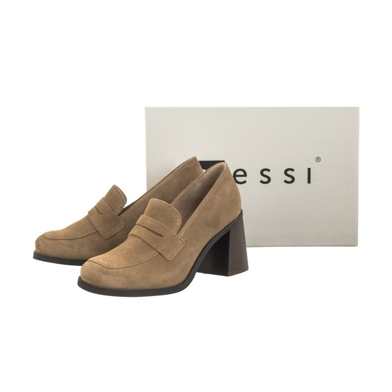 Nessi Beżowe 23551 (NE364-a) shoes