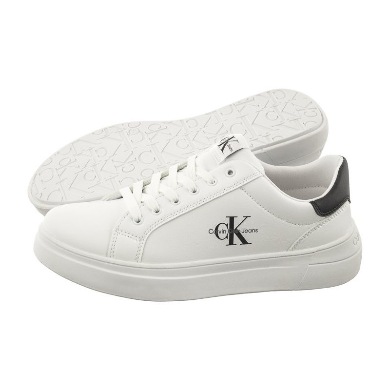 Calvin Klein Low Cut Sneaker V3X9-80876-1355 X002 White/Black  (CK468-a) shoes