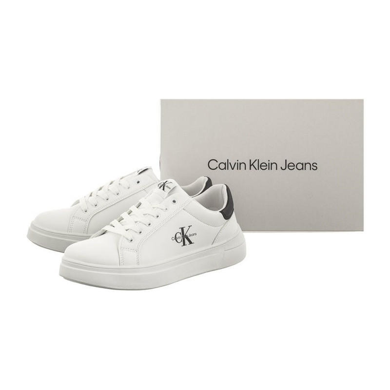 Calvin Klein Low Cut Sneaker V3X9-80876-1355 X002 White/Black  (CK468-a) shoes