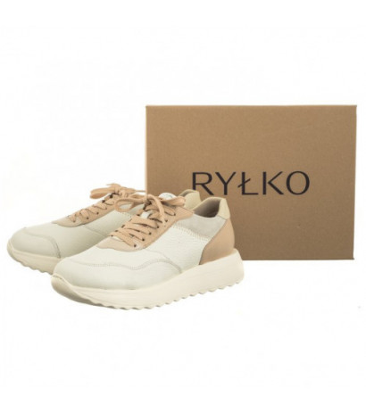 Ryłko Białe/Beżowe D1RP3_AV _6TFF (RY582-b) shoes