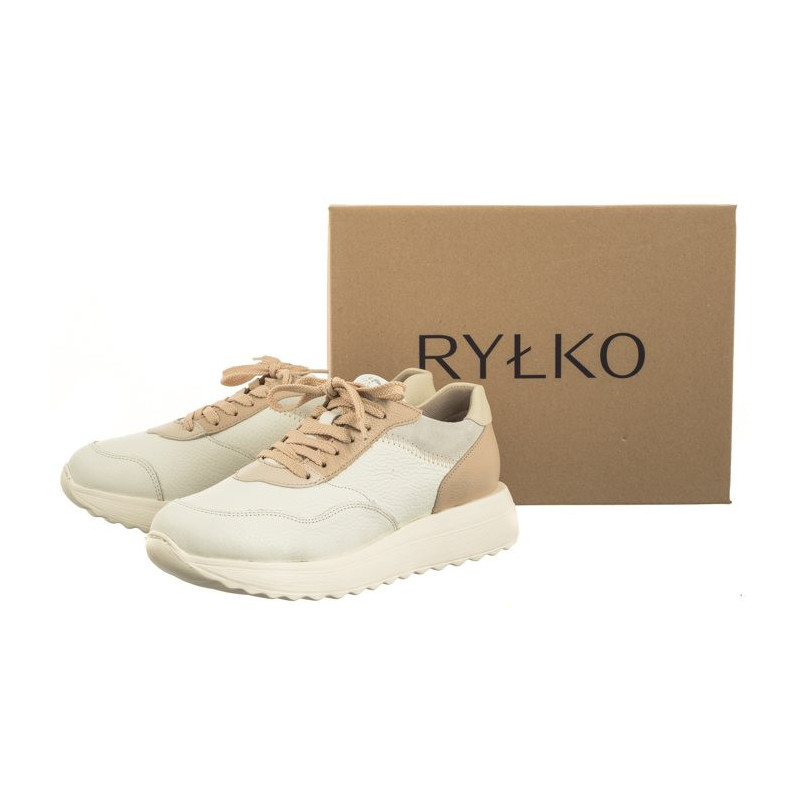 Ryłko Białe/Beżowe D1RP3_AV _6TFF (RY582-b) shoes