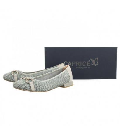 Caprice Niebieskie 9-22503-42 829 LT. Blue Comb (CP396-a) ballerinas