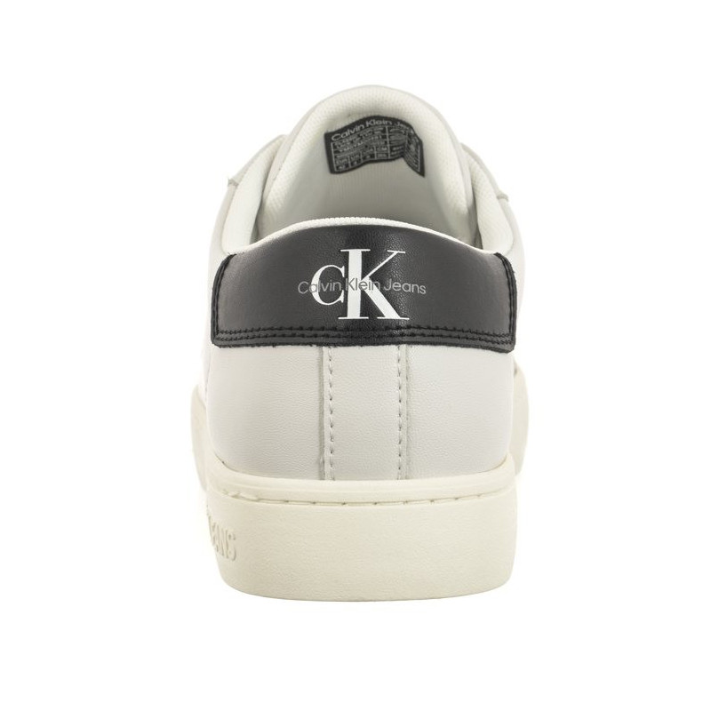 Calvin Klein Classic Cupsole Laceup Low Lth Bright White YM0YM00491 YAF (CK363-b) sports shoes