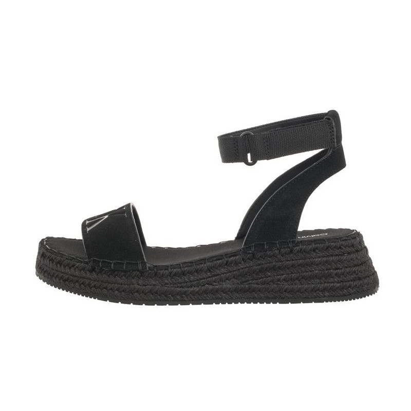 Calvin Klein Sporty Wedge Rope Su Con Black YW0YW00977 BDS (CK456-a) shoes