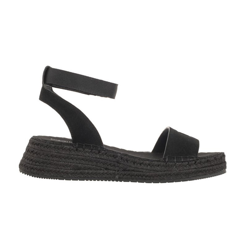 Calvin Klein Sporty Wedge Rope Su Con Black YW0YW00977 BDS (CK456-a) shoes