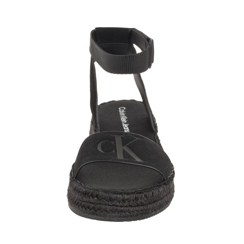 Calvin Klein Sporty Wedge Rope Su Con Black YW0YW00977 BDS (CK456-a) shoes