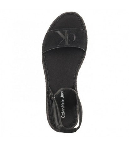 Calvin Klein Sporty Wedge Rope Su Con Black YW0YW00977 BDS (CK456-a) shoes