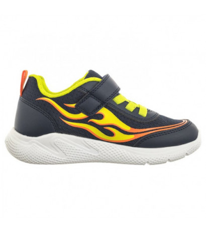 Geox J Sprintye B.B - Mesh+Geobuck Navy/Lime J45GBB 01454 C0749 (GE145-a) sports shoes