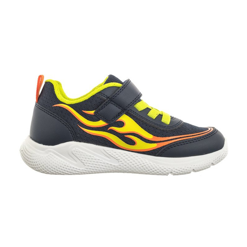 Geox J Sprintye B.B - Mesh+Geobuck Navy/Lime J45GBB 01454 C0749 (GE145-a) sports shoes