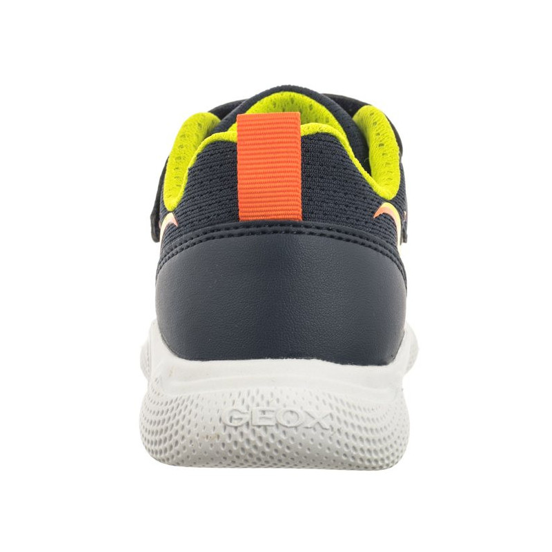 Geox J Sprintye B.B - Mesh+Geobuck Navy/Lime J45GBB 01454 C0749 (GE145-a) sports shoes