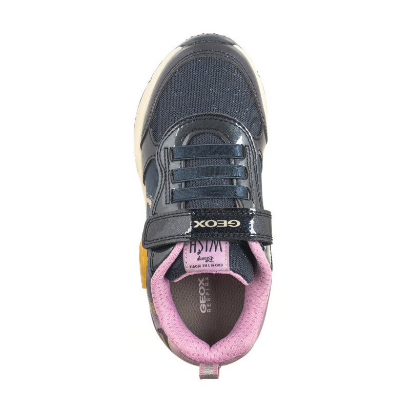 Geox J Spaceclub G.A - Pr Te+Pe.Gbk Navy/Lavender J458VA 0ANAJ CF48Q (GE149-a) sports shoes