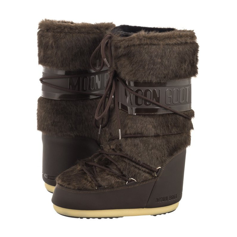 Moon Boot Classic Faux Fur Brown 14089000004 (MB43-b) boots