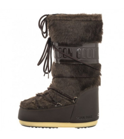 Moon Boot Classic Faux Fur Brown 14089000004 (MB43-b) boots