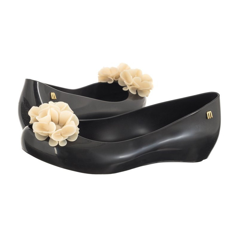 Melissa Ultralight Springtime A 35706/AT266 Black/Beige (ML287-b) ballerinas