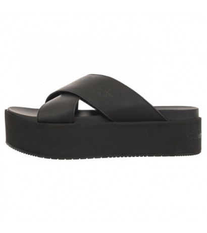 Calvin Klein Flatform Cross MG UC Triple Black YW0YW01349 0GT (CK466-a) shoes