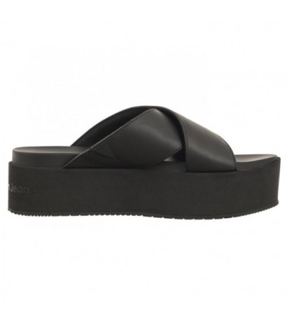 Calvin Klein Flatform Cross MG UC Triple Black YW0YW01349 0GT (CK466-a) shoes