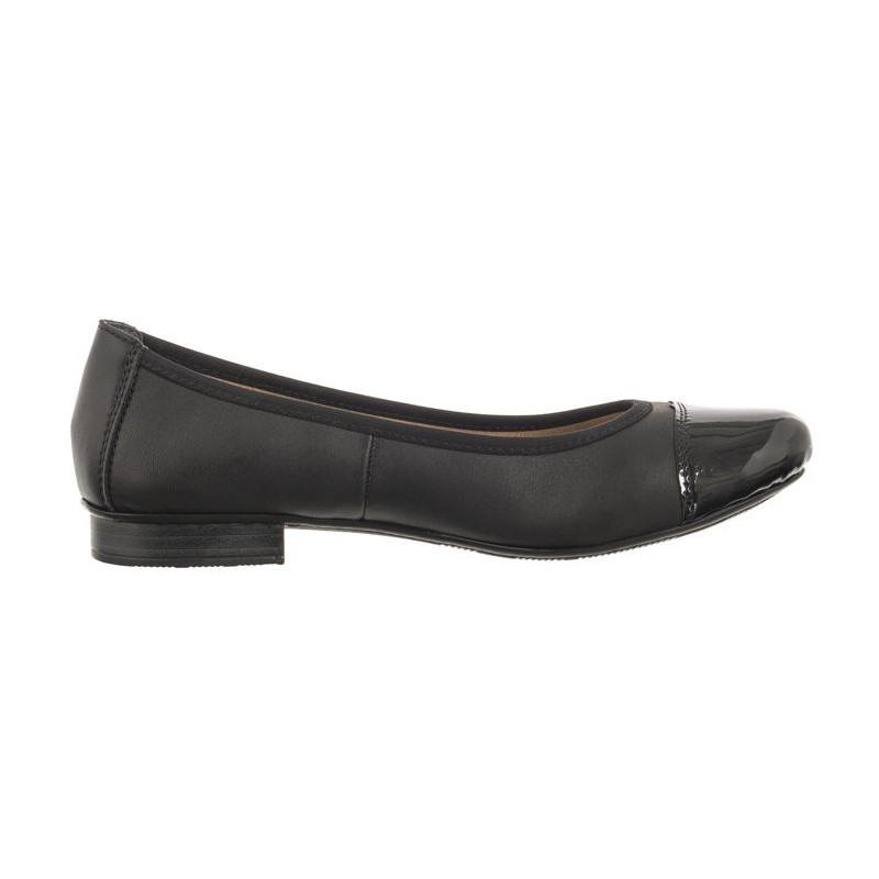 Rieker Czarne 51998-00 Black (RI153-a) ballerinas