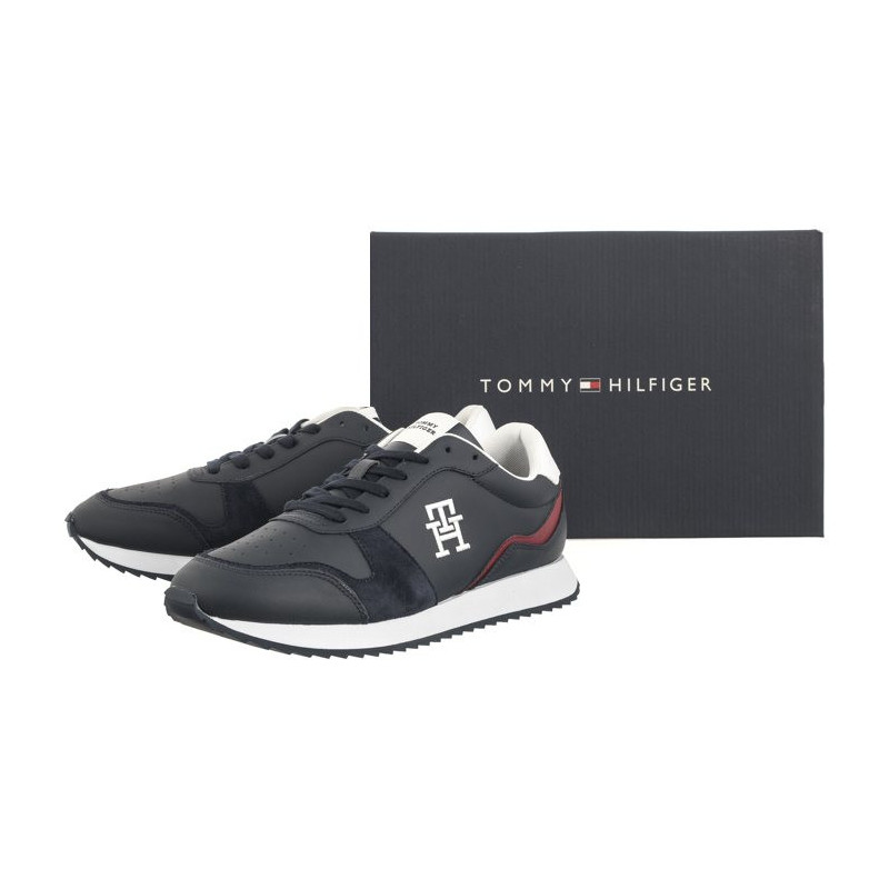 Tommy Hilfiger Runner Evo Lth Mix Desert Sky FM0FM04959 DW5 (TH1017-a) sports shoes