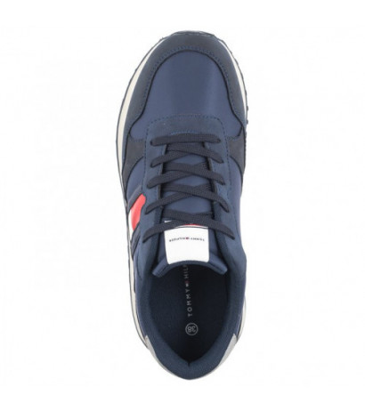 Tommy Hilfiger Flag Low Cut Lace-Up Sneaker T3X9-33130-0316 800 Blue (TH1041-a) sports shoes