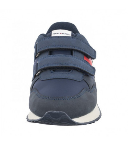 Tommy Hilfiger Flag Low Cut Velcro Sneaker T1B9-33127-0316 800 Blue (TH1040-a) sports shoes