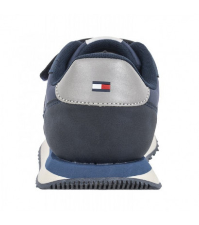 Tommy Hilfiger Flag Low Cut Velcro Sneaker T1B9-33127-0316 800 Blue (TH1040-a) sports shoes