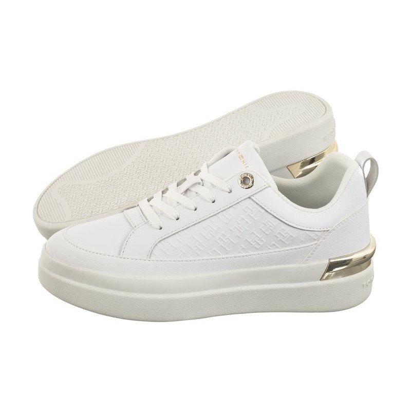 Tommy Hilfiger Lux Court Sneaker Monogram FW0FW07808 YBS (TH1014-a) sports Shoes